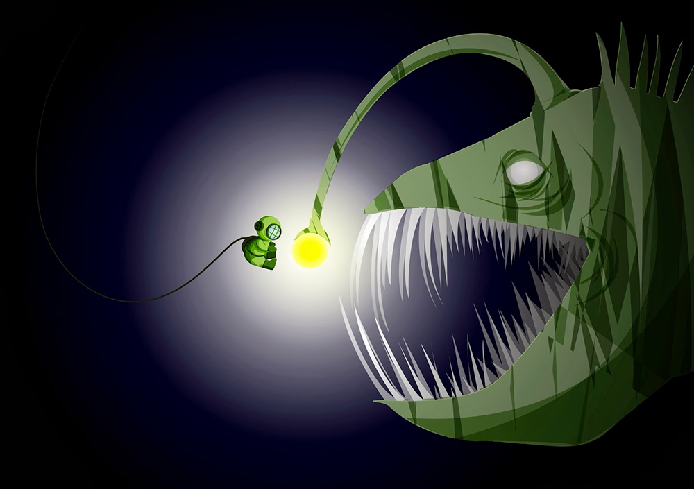 Emma Lettera - Don&rsquo;t go Towards the Light &bull; Adobe Illustrator &bull; 2014 