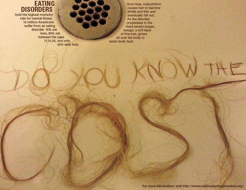 Emma Lettera - Eating Disorder Awareness Campaign &bull; Typography &bull; 2013 