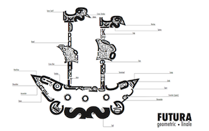 Jessica Simon - Typographic Ship, Illustrator, 2014