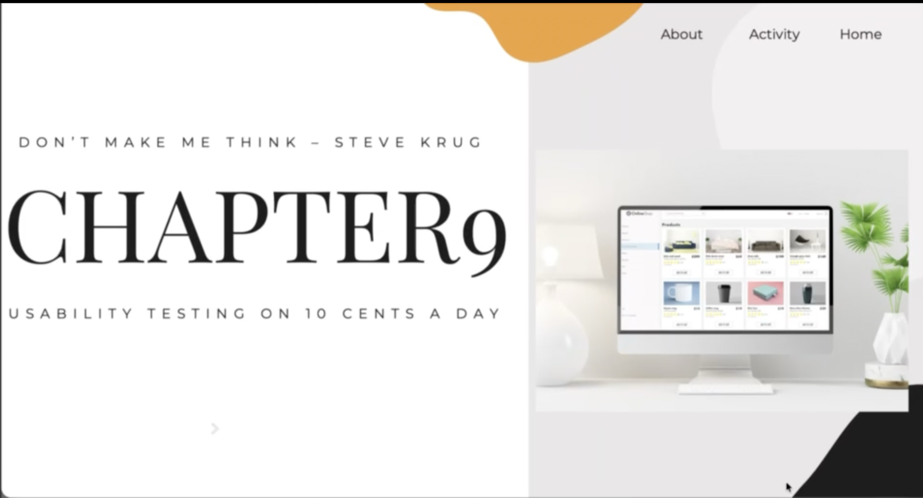 Chapter 9 UX Presentation